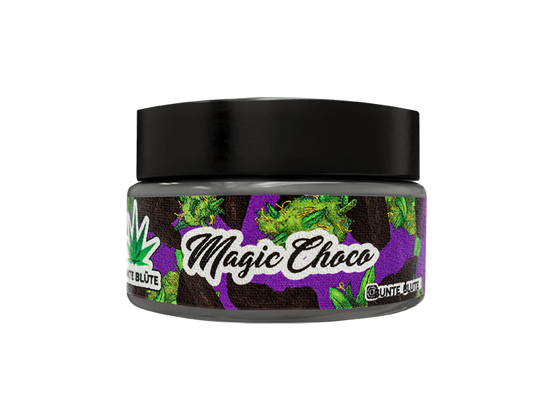 bunte-bluete-cbd-cannabis-magic-choco-glas