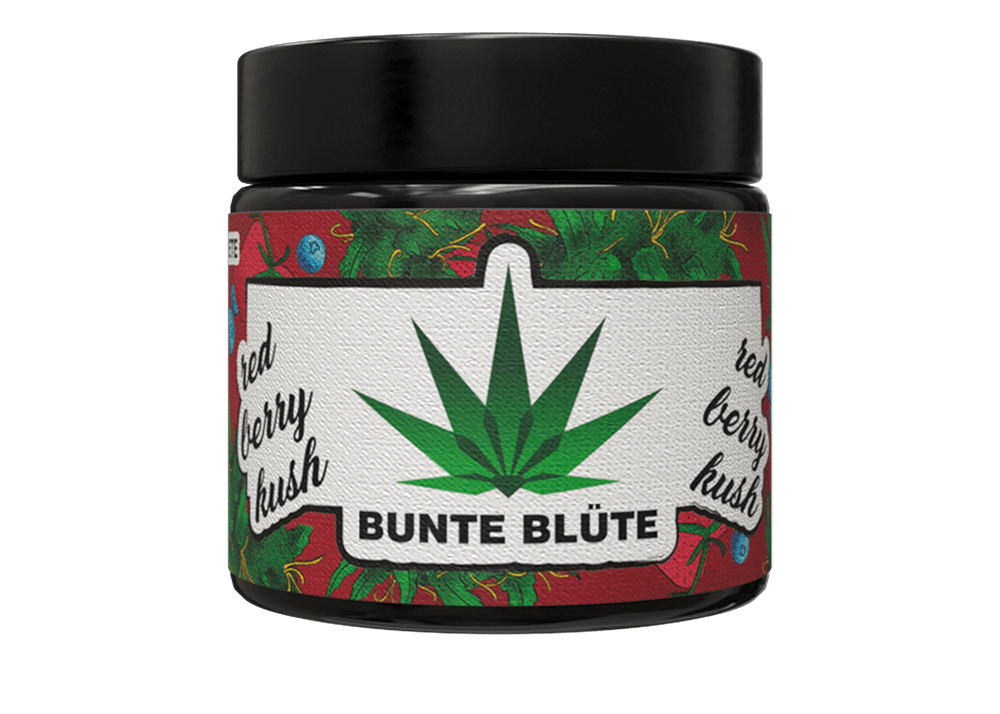 bunte-bluete-cbd-cannabis-red-berry-kush-glas